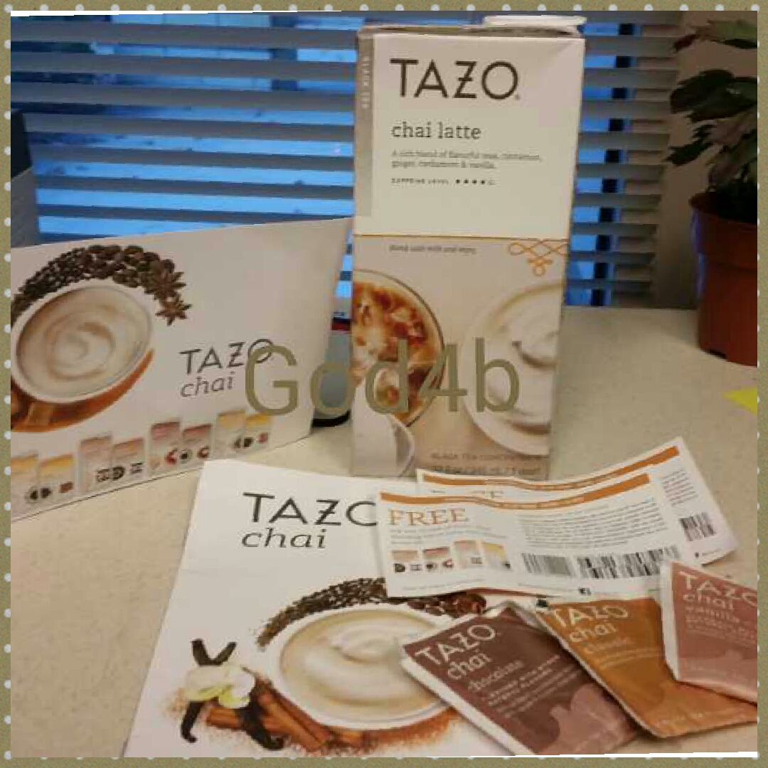 Tazo goodies from smiley360.com